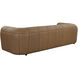 Cyril Franz Camel Leather Sofa